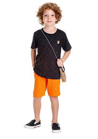 CAMISETA INFANTIL MENINO EM MALHA JET | PIMENTINHA (3M A 16 ANOS)