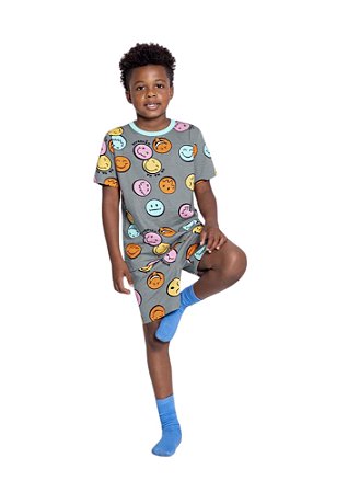 PIJAMA INFANTIL UNISSEX ESTAMPADO | ALAKAZOO (1 / 3 / 4 ANOS)