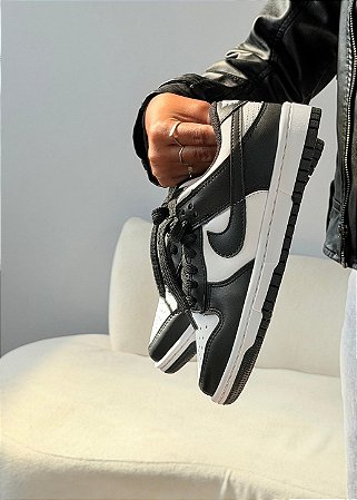 Nike Dunk Low Pro Luxo Feminino e Masculino - Preto/Branco