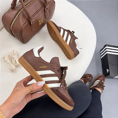 Adidas Samba OG Feminino - Chocolate