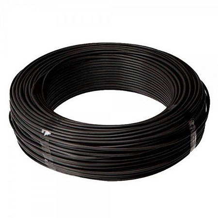 Cabo PP 4X 1.0 MM 500V Preto Rolo 100 Metros CL4