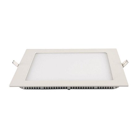 Painel de Embutir Quadrado 12W Bivolt 4100K 900 Lumens 17CM Blumenau