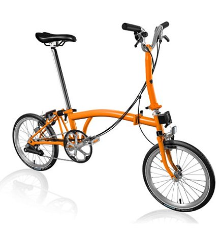 Bicicleta Brompton M6E Orange + Orange