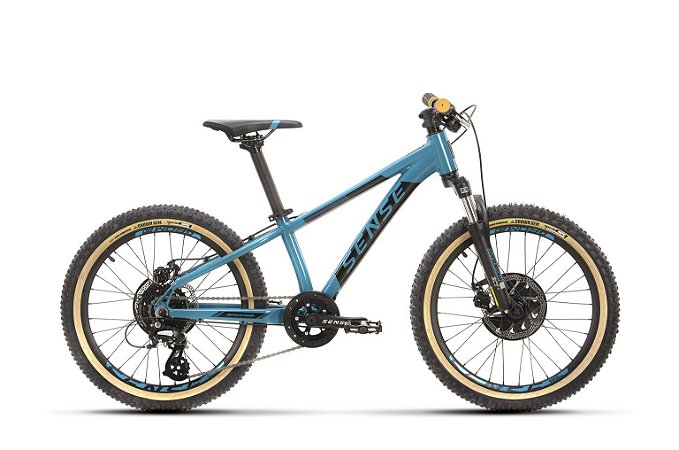 Bicicleta Sense Grom 20 - azul e preto