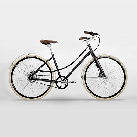 Bicicleta Riva Steampunk CL Preta - Tam. M