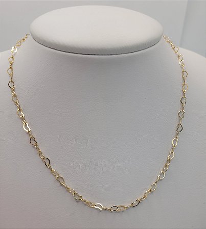 Choker elos de coração