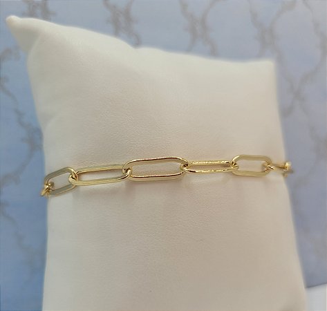 Pulseira corrente de elos