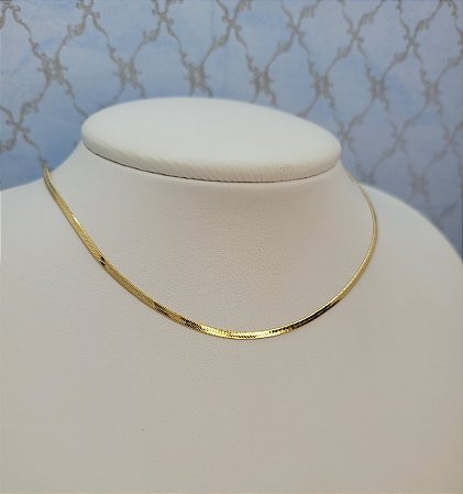 Choker malha de fita