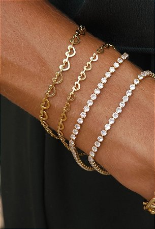 Pulseira Riviera cristal