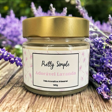 Vela Adorável Lavanda