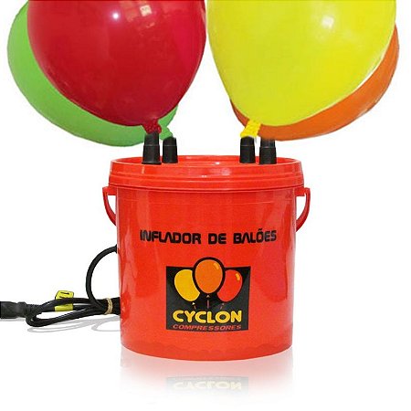 Inflador Touch Profissional de Balões 4 Bicos Cyclon