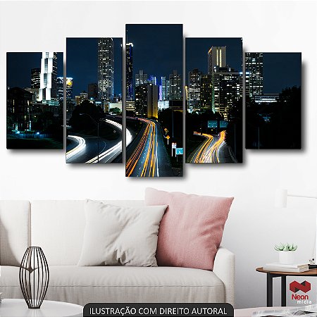 QUADRO DECORATIVO LUZES DA CIDADE