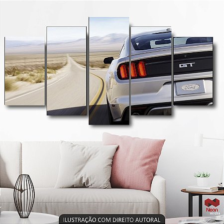 QUADRO DECORATIVO FORD MUSTANG GT