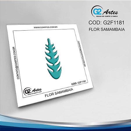 G2F 1181 - Flor Samambaia 8,8 cm