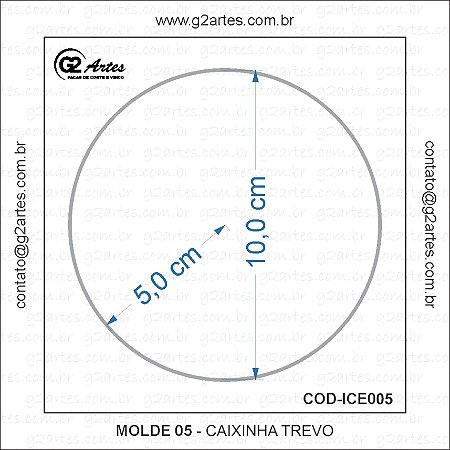 ICE005 - Molde 05 – Caixinha Trevo