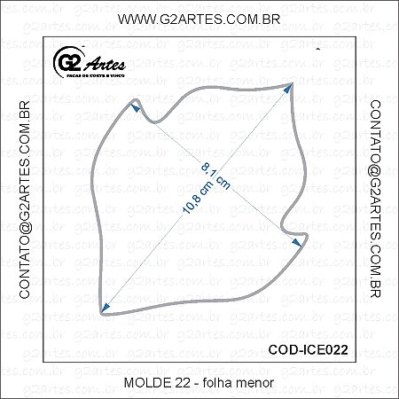 ICE022 - Molde 22 – Folha menor