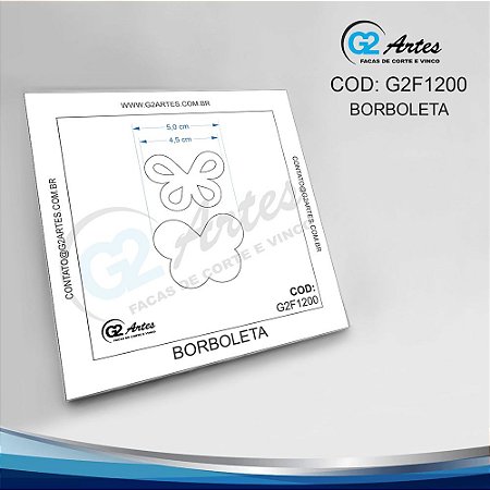 G2F 1200 - Borboleta 5 cm