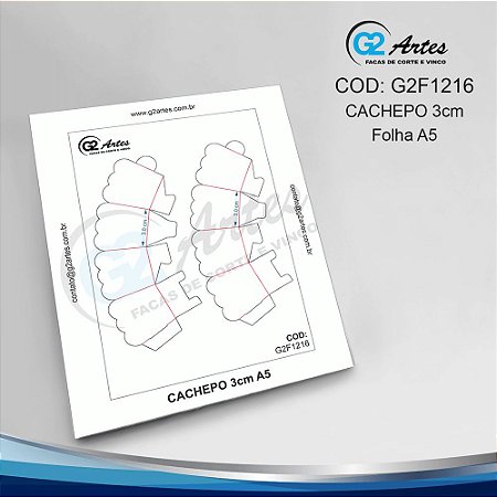 G2F 1216 - CACHEPO 3cm FOLHA A5
