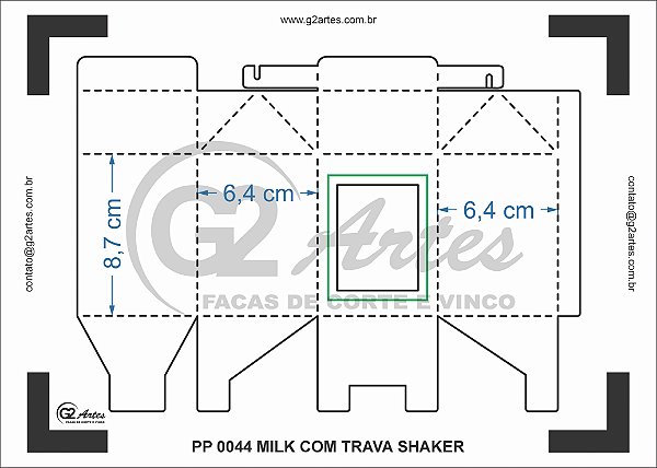 PP 0044 - MILK COM TRAVA SHAKER