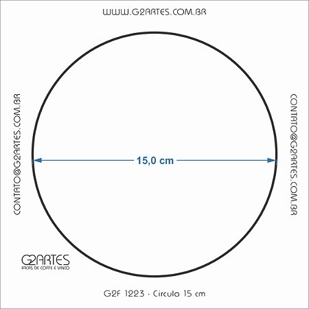 G2F 1223 - Círculo 15 cm