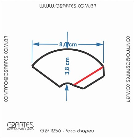 G2F 1256 - Faca chapeu