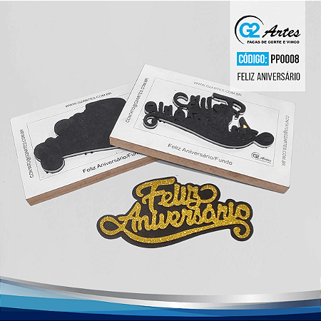 PP 0008 - Feliz Aniversário (2 Facas)