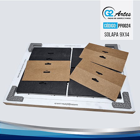 PP 0024 - Faca 4 Solapas 90X140 mm