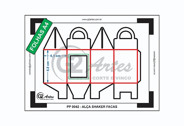 PP 0042 - Alça Shaker Facas