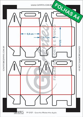 PP 0107 - Caixinha Maletinha dupla