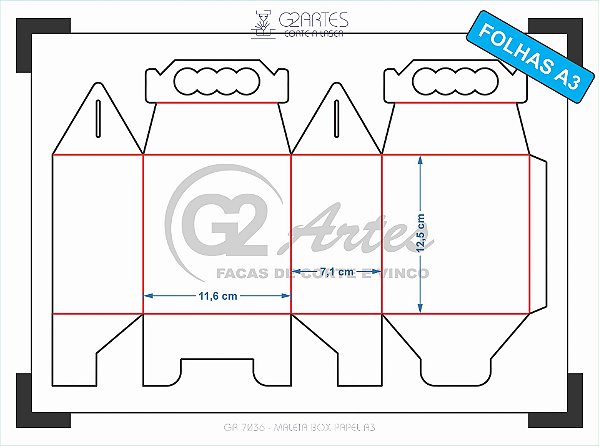 GR 7036 - Maleta box Papel A3