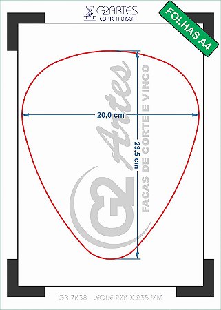GR 7038 - Leque 200 x 235 mm