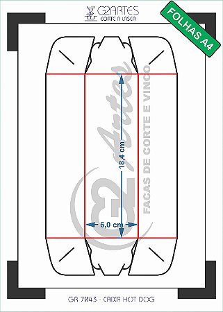 GR 7043 - Caixa Hot Dog