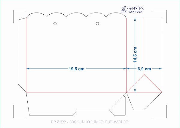 PP 0129 - Sacolinha Fundo Automatico