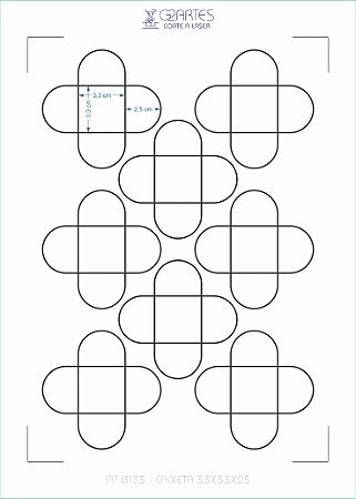 PP 0133 - Caixeta 33x33x25