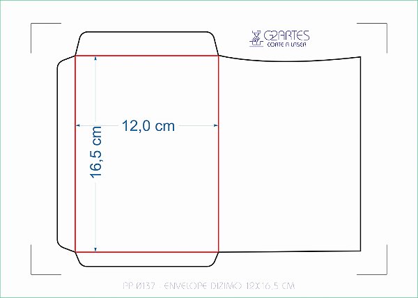 PP 0137 - Envelope dizimo 12x16,5 cm