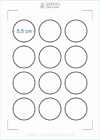 PP 0138 - Jogo memória 5,5 cm