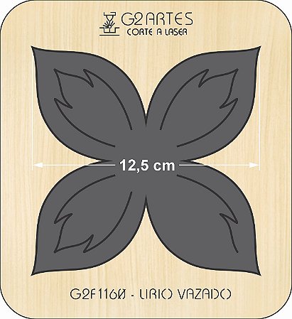 G2F1160 LIRIO VAZADO