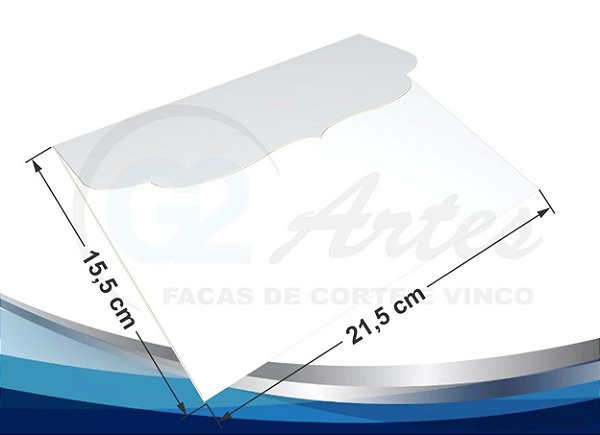 G2ENV-1003 Envelope 15,5 x 21,5 cm (Folha A3)