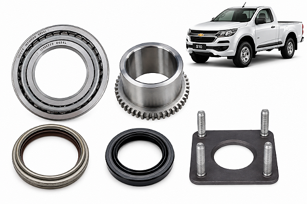 Kit Rolamento De Roda Traseira Nova Chevrolet S10 após 2017