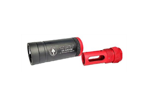 SILENCIADOR PARA AIRSOFT MODELO SEA AIRSOFT S100-38-L-CFLASH COM FLASH HIDER