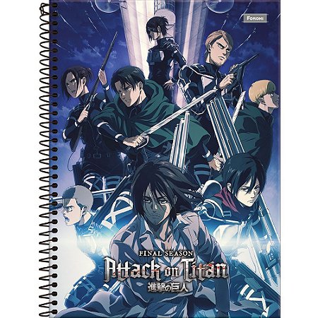 Caderno Attack On Titan - Shingeki No Kyojin