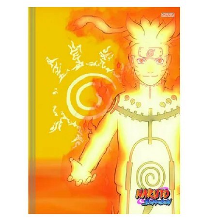 Caderno Pequeno 1/4 Brochura 80 Folhas Naruto SÃO DOMINGOS