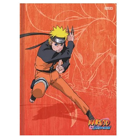 Caderno Pequeno 1/4 Brochura 80 Folhas Naruto SÃO DOMINGOS