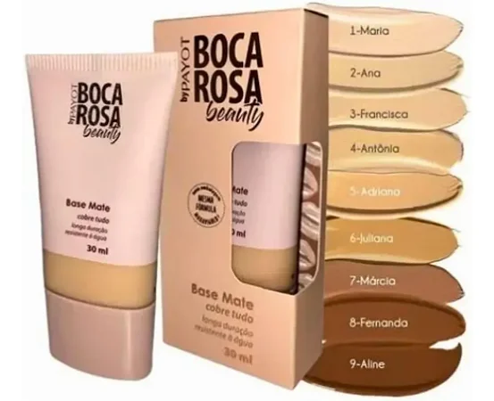 Base Mate Cobre Tudo 30ml Boca Rosa Payot