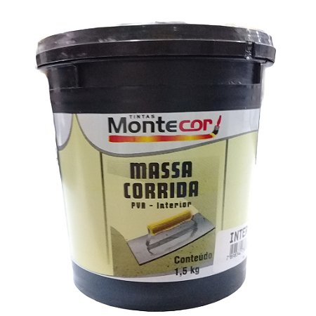 Massa Corrida PVA 1,5KG Montecor (Interiores)