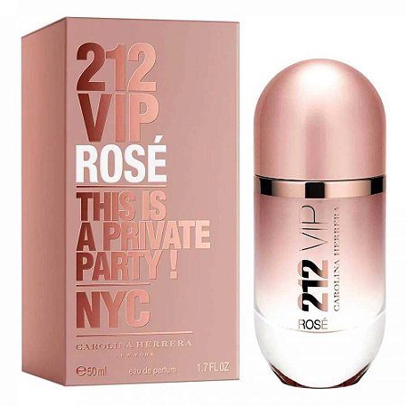Perfume 212 Vip Rose 50ml Edp Feminino Carolina Herrera