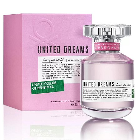 Perfume United Dreams Love Yourself 80ml Edt Feminino Benetton