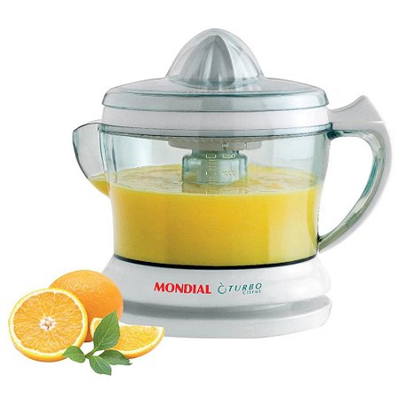 Espremedor de Frutas Mondial Turbo Citrus E-01 Branco - 220v