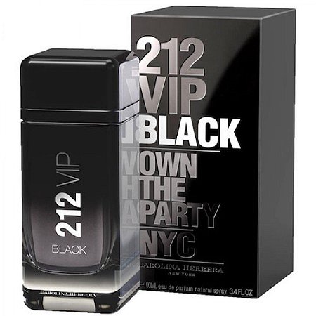 Perfume Masculino 212 Vip Black Carolina Herrera 100ml