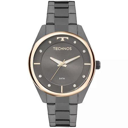 Relógio Feminino Technos 2035MLD/4P Dourado e Chumbo